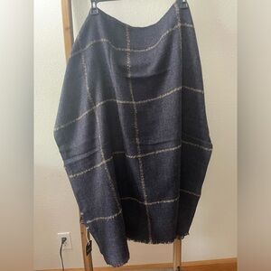 Windowpane Wrap Scarf